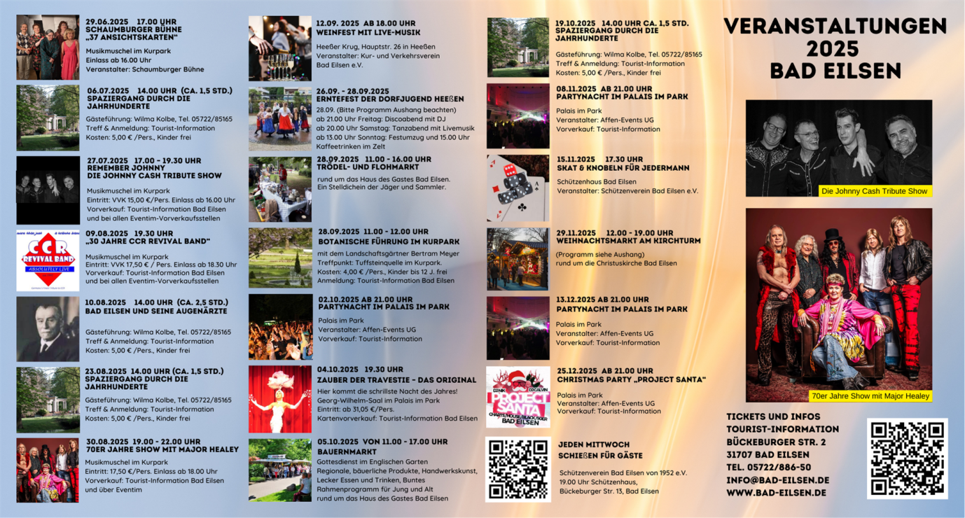 Veranstaltungsflyer 2025 vorn